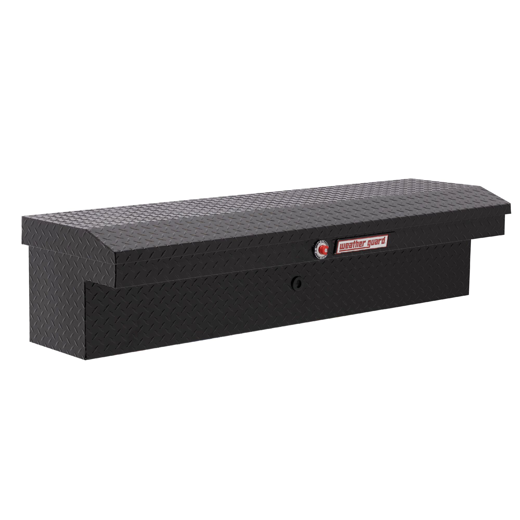 Weather Guard, 56in. L Low Profile, Lo-Side Box, Width 56 in, Material Aluminum, Color Finish Gloss Black, Model# 178-5-04
